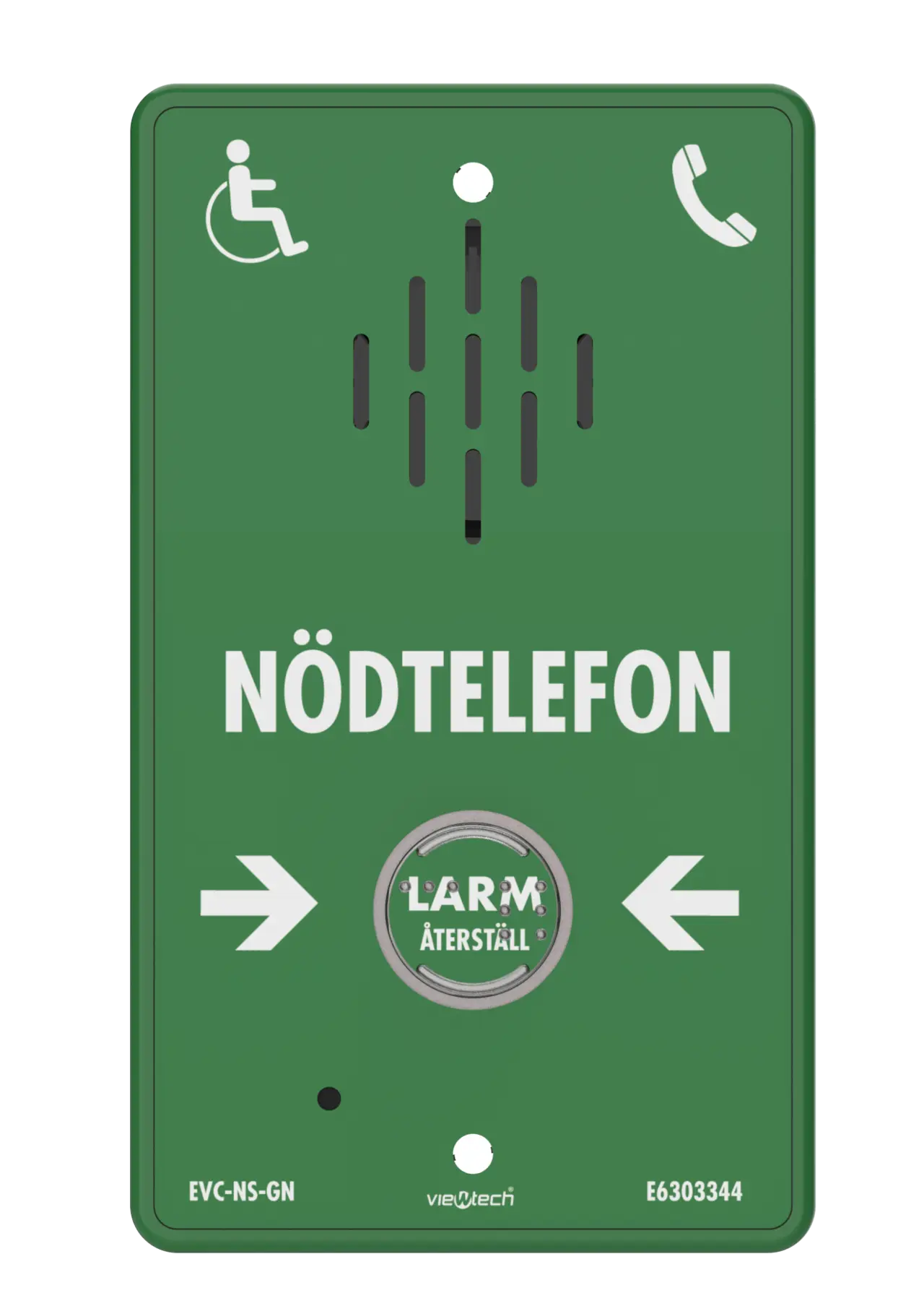 Nödstation EVC Grön utan kopplingsbox