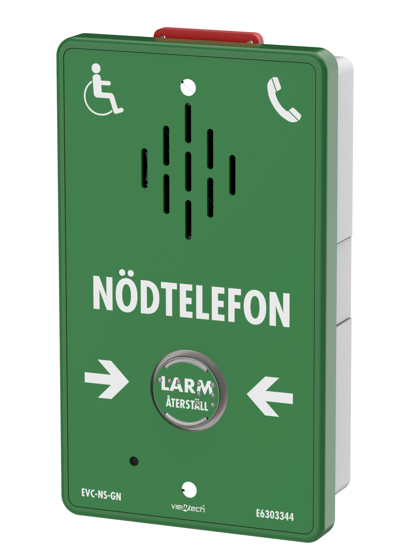 Nödstation EVC Grön utan kopplingsbox