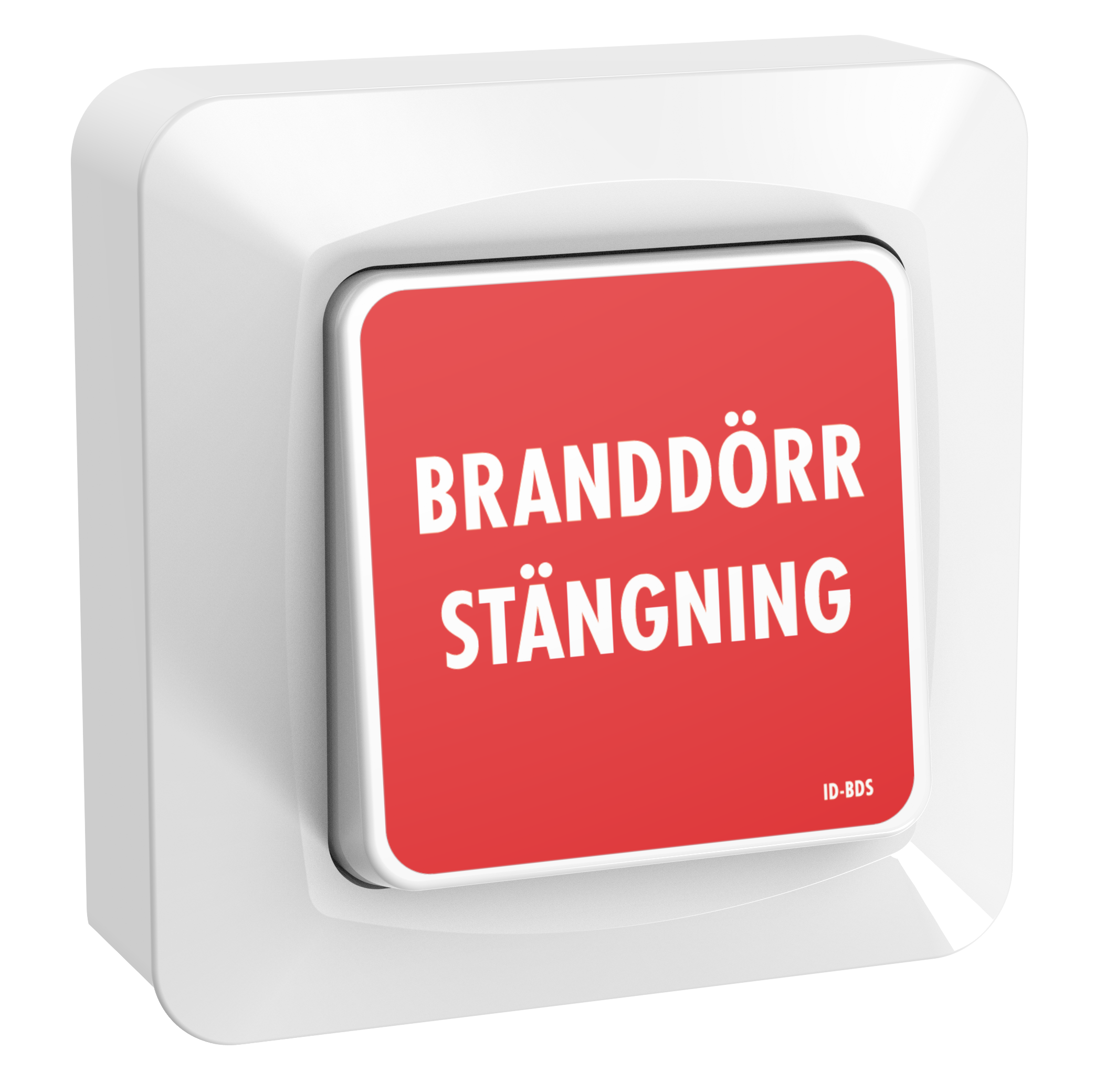 Tryckknapp Branddörrstängning