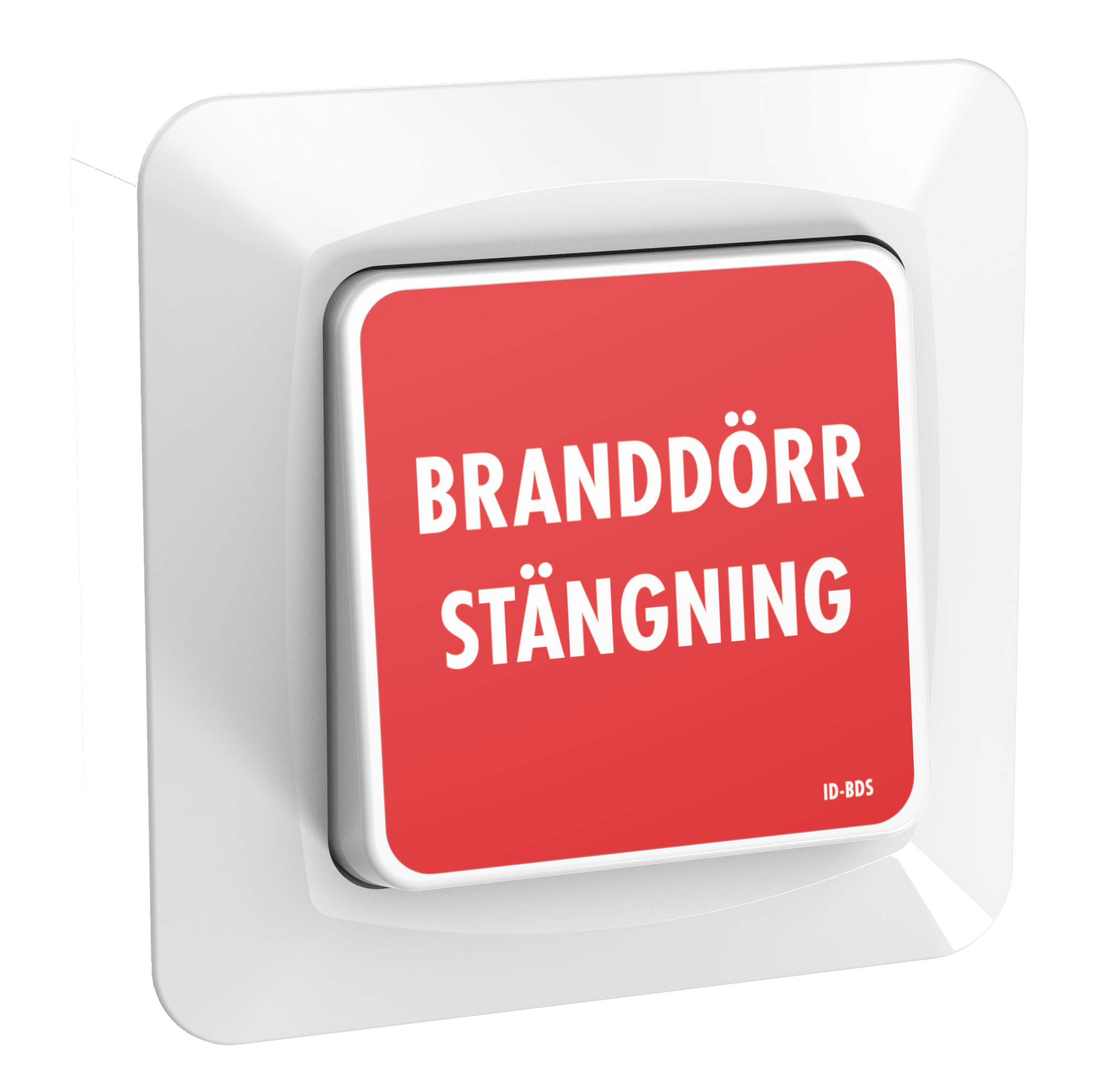 Tryckknapp Branddörrstängning