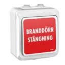Tryckknapp Branddörrstängning