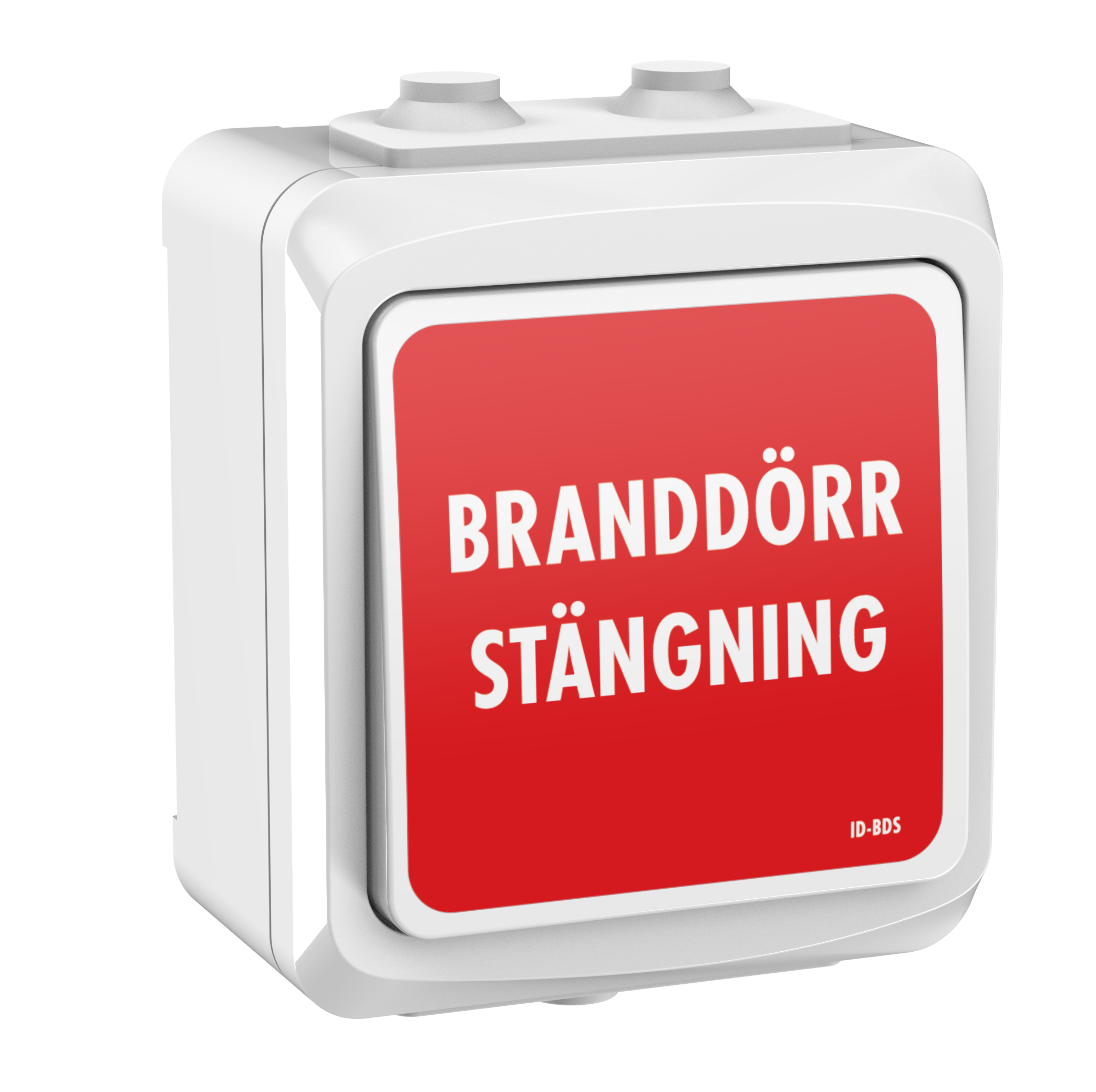 Tryckknapp Branddörrstängning