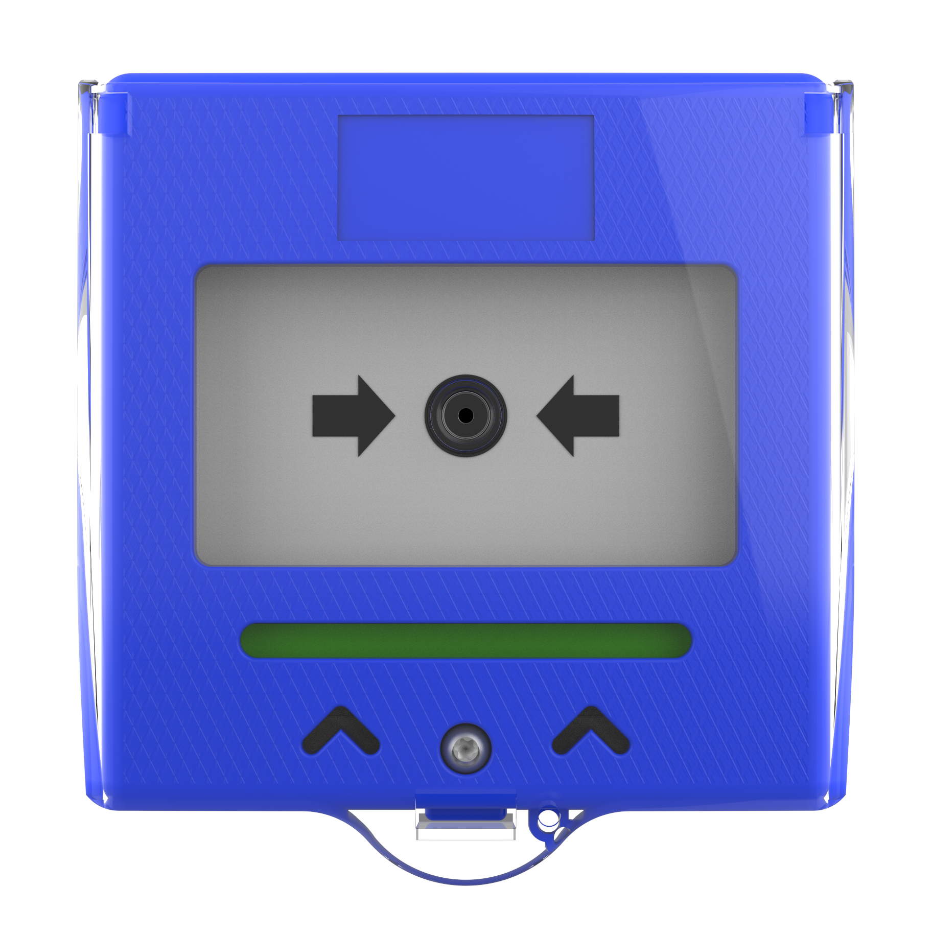 Larmknapp Blå 2x NO/NC