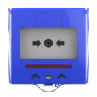 Larmknapp Blå 2x NO/NC