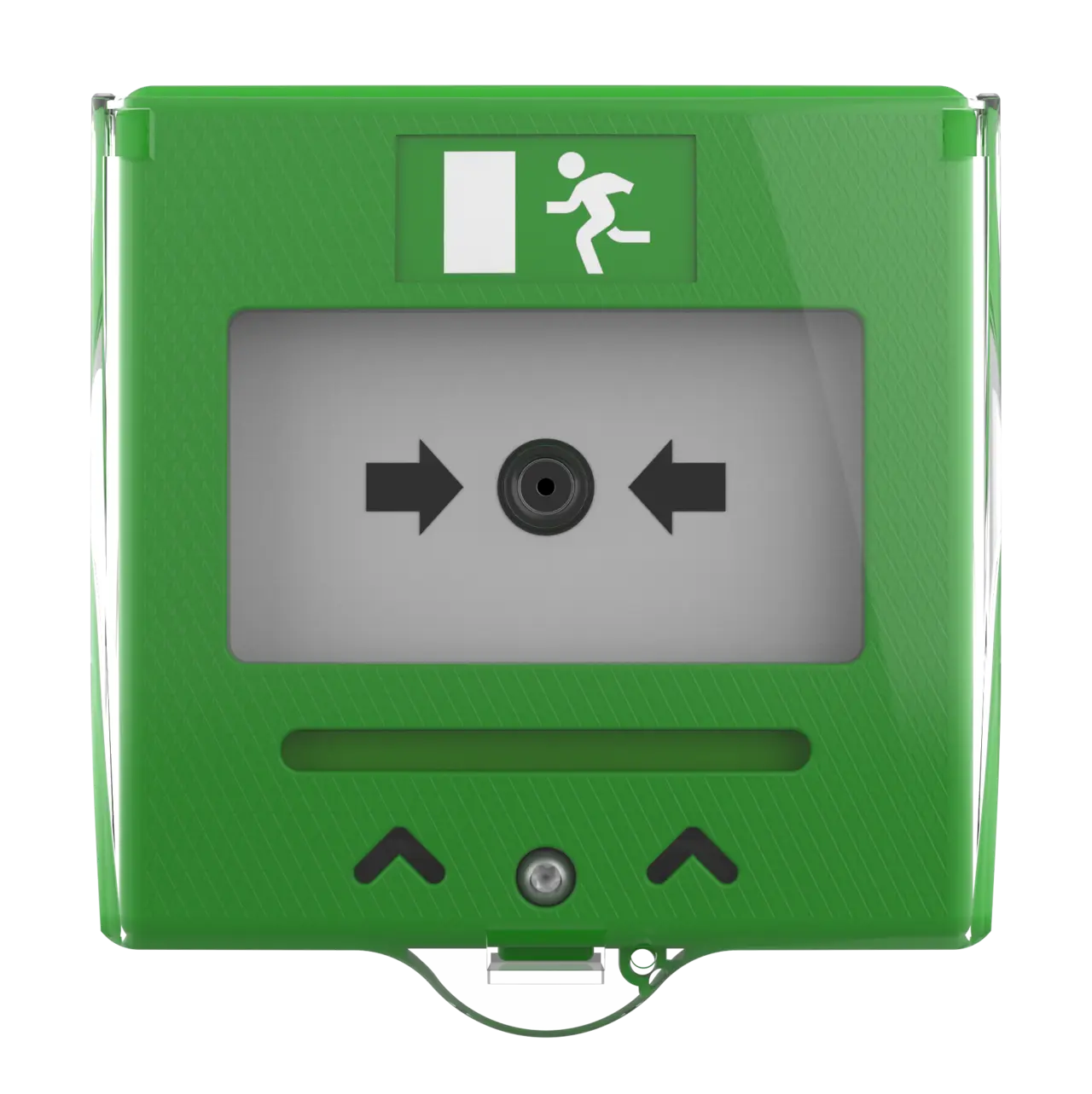 Larmknapp Grön 2x NO/NC