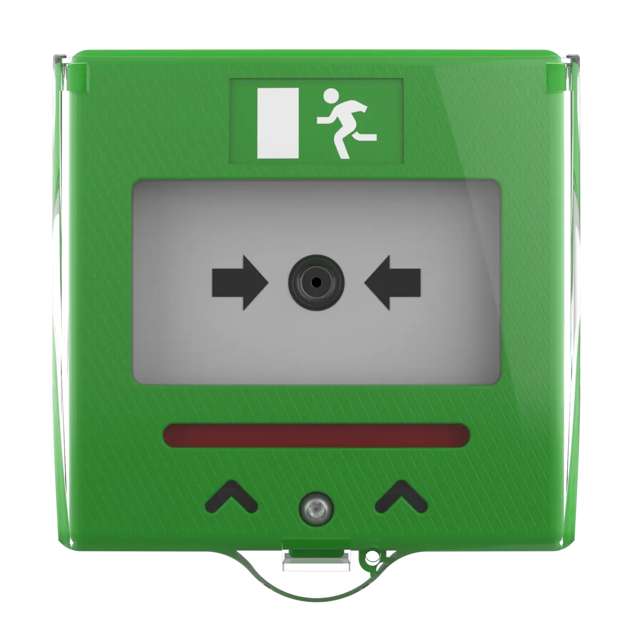 Larmknapp Grön 2x NO/NC