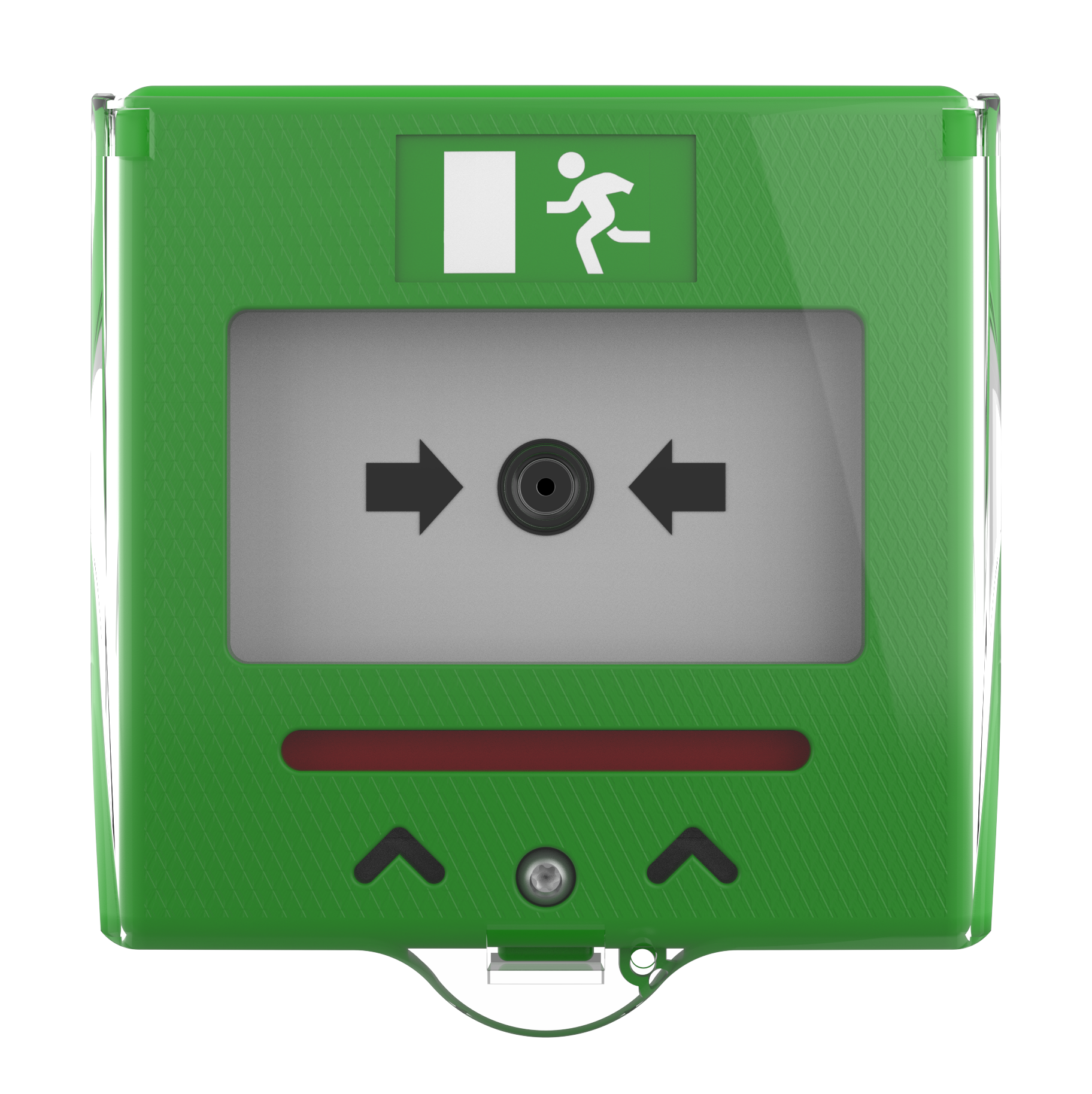 Larmknapp Grön 2x NO/NC