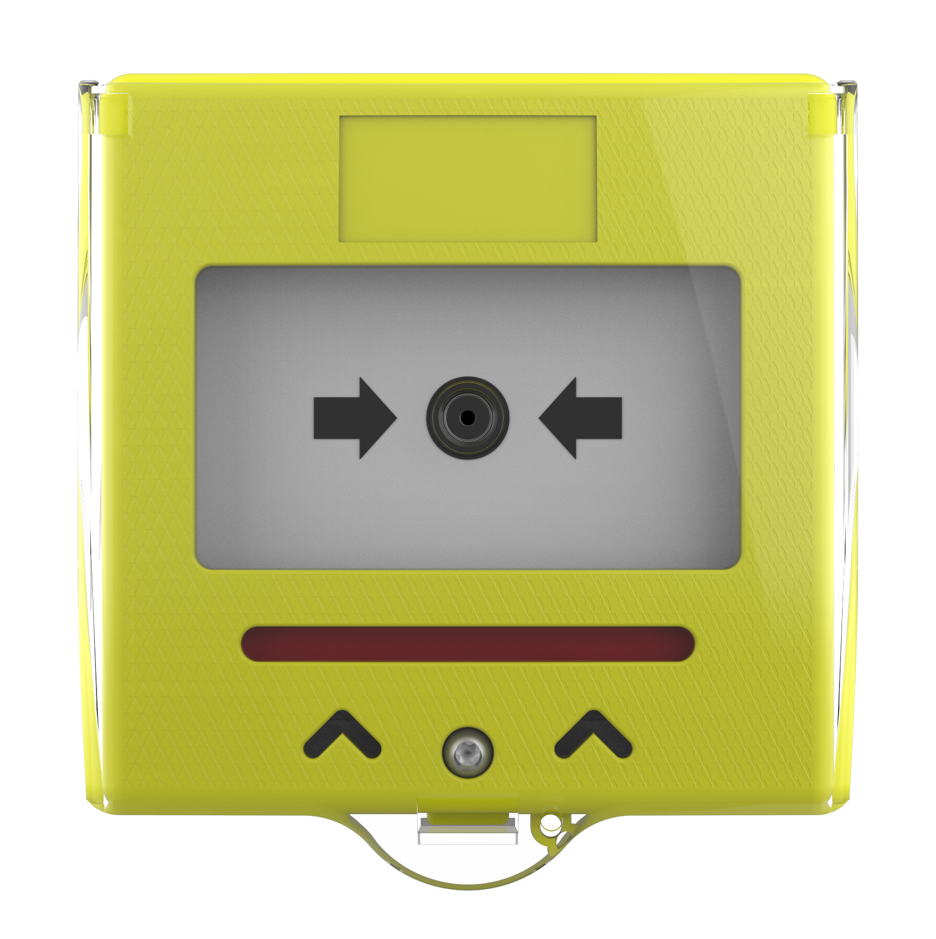 Larmknapp Gul 2x NO/NC