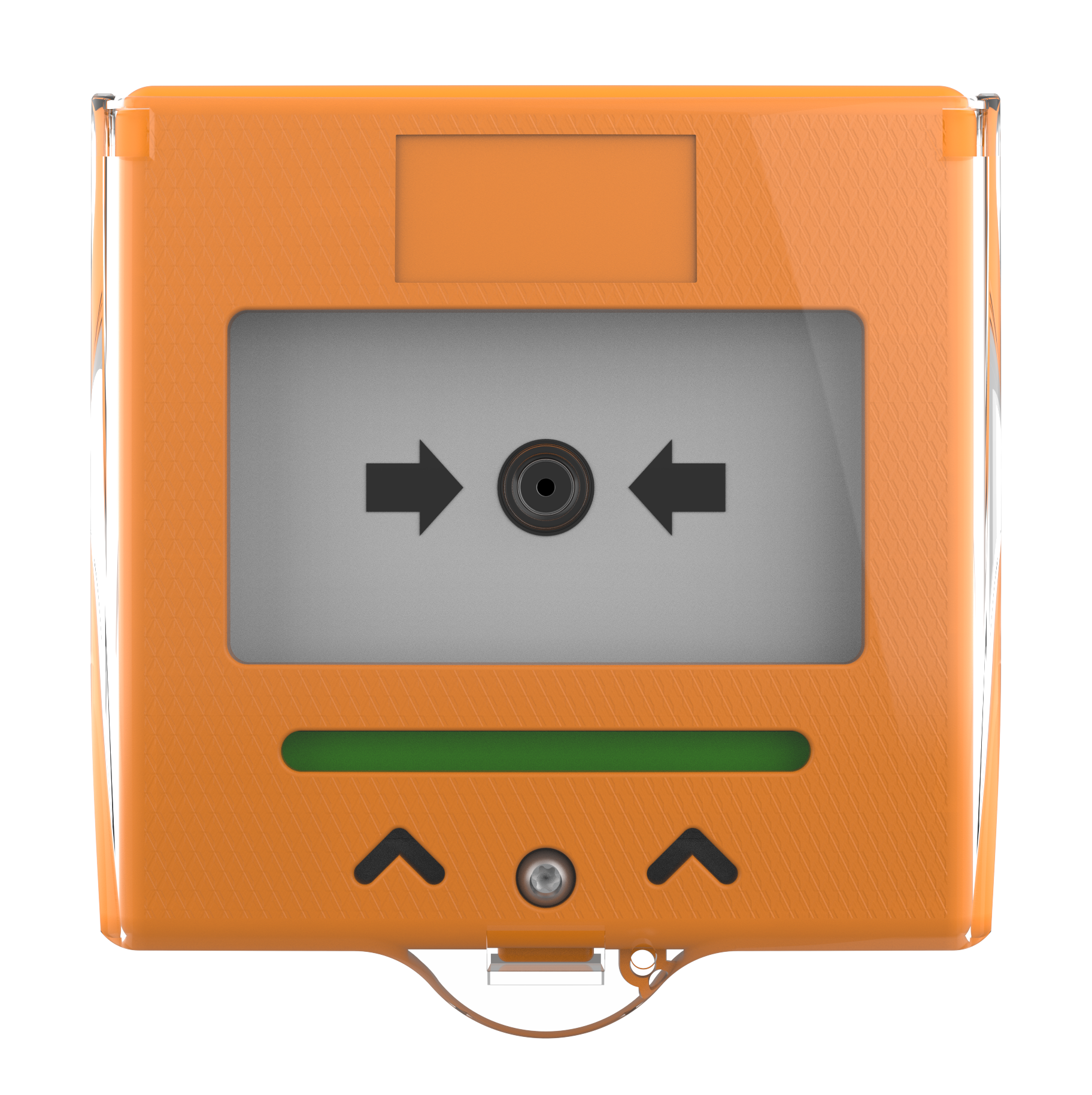 Larmknapp Orange 2x NO/NC