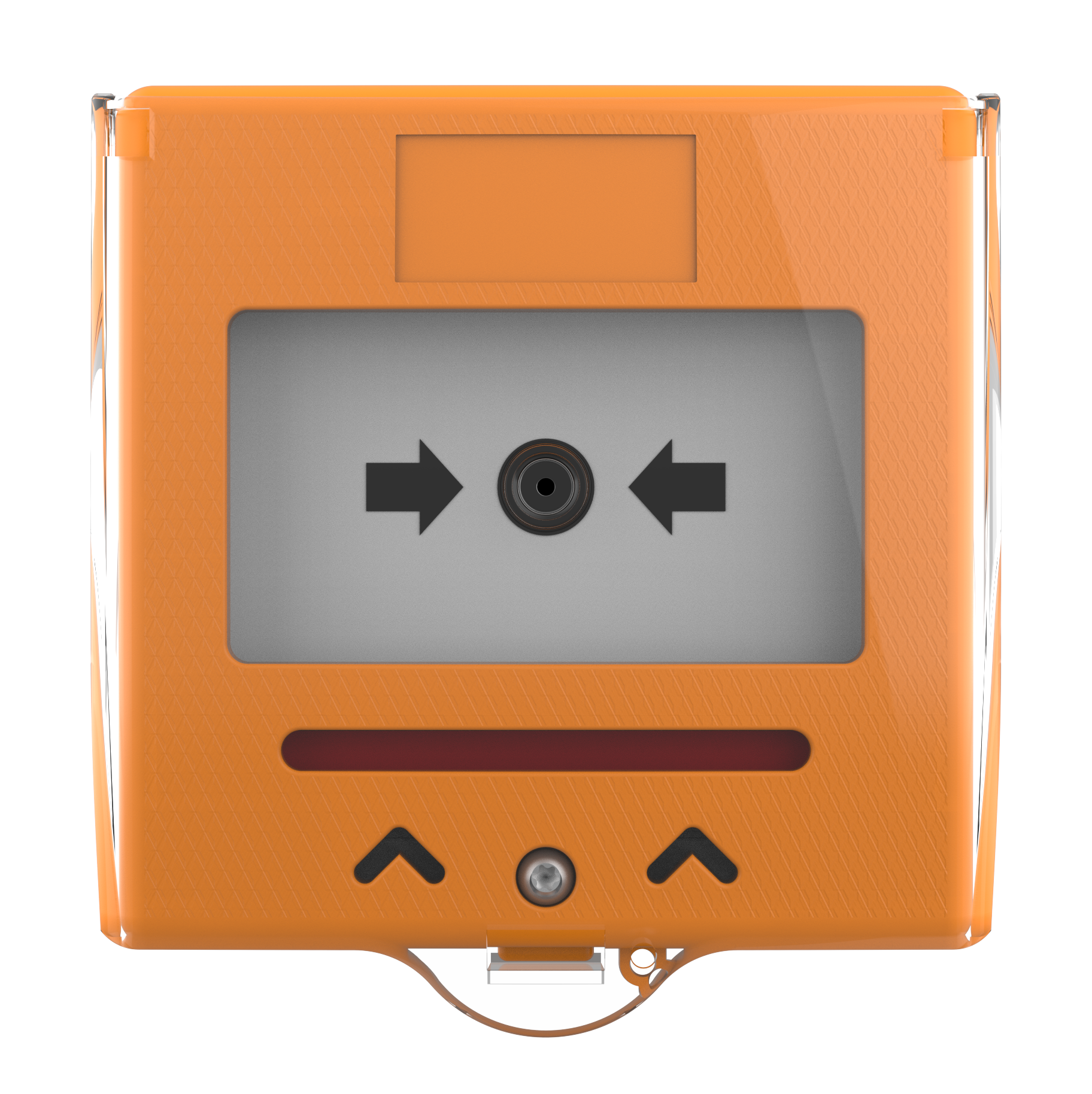 Larmknapp Orange 2x NO/NC