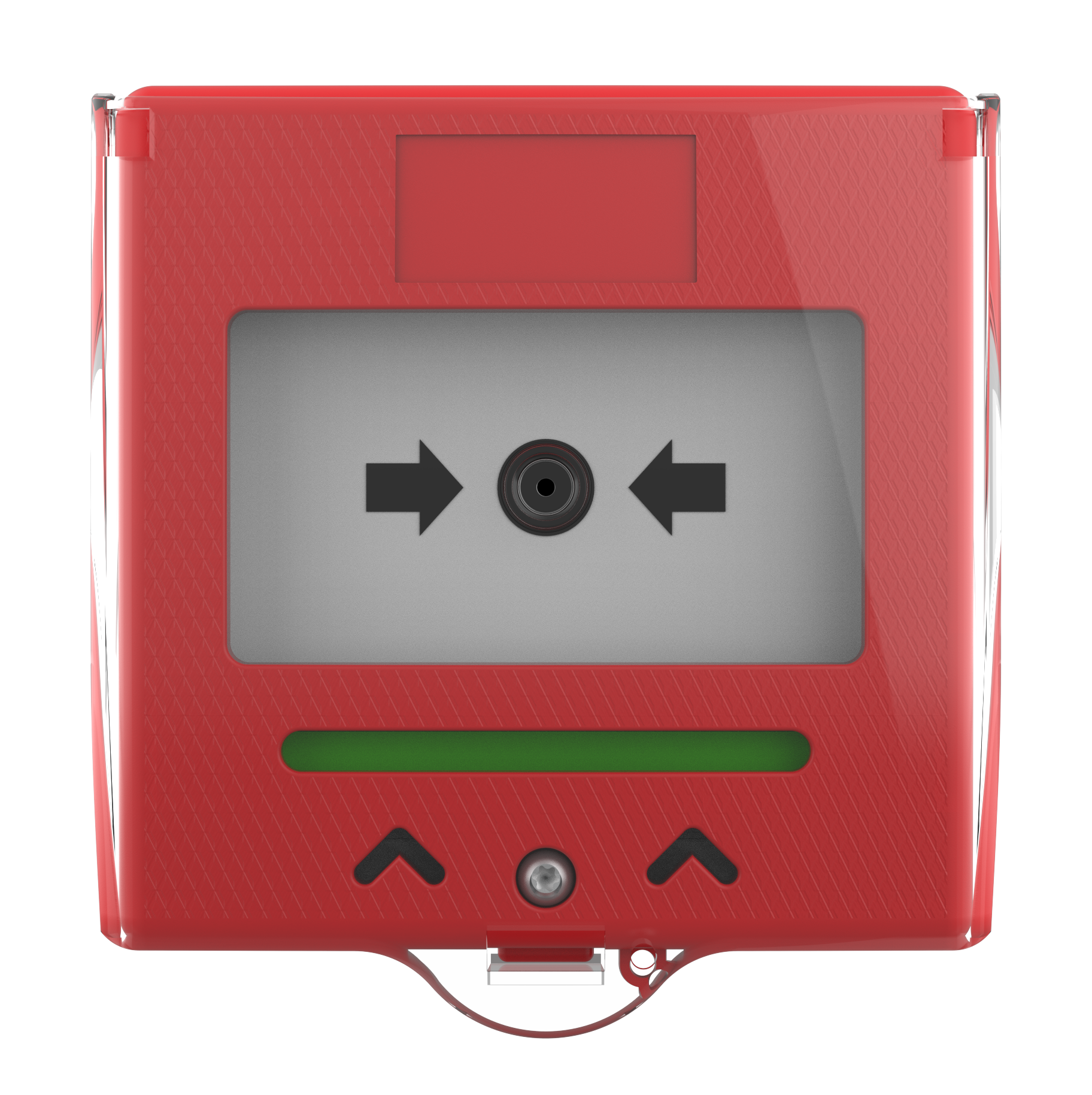 Larmknapp Röd 2x NO/NC