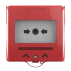 Larmknapp Röd 2x NO/NC