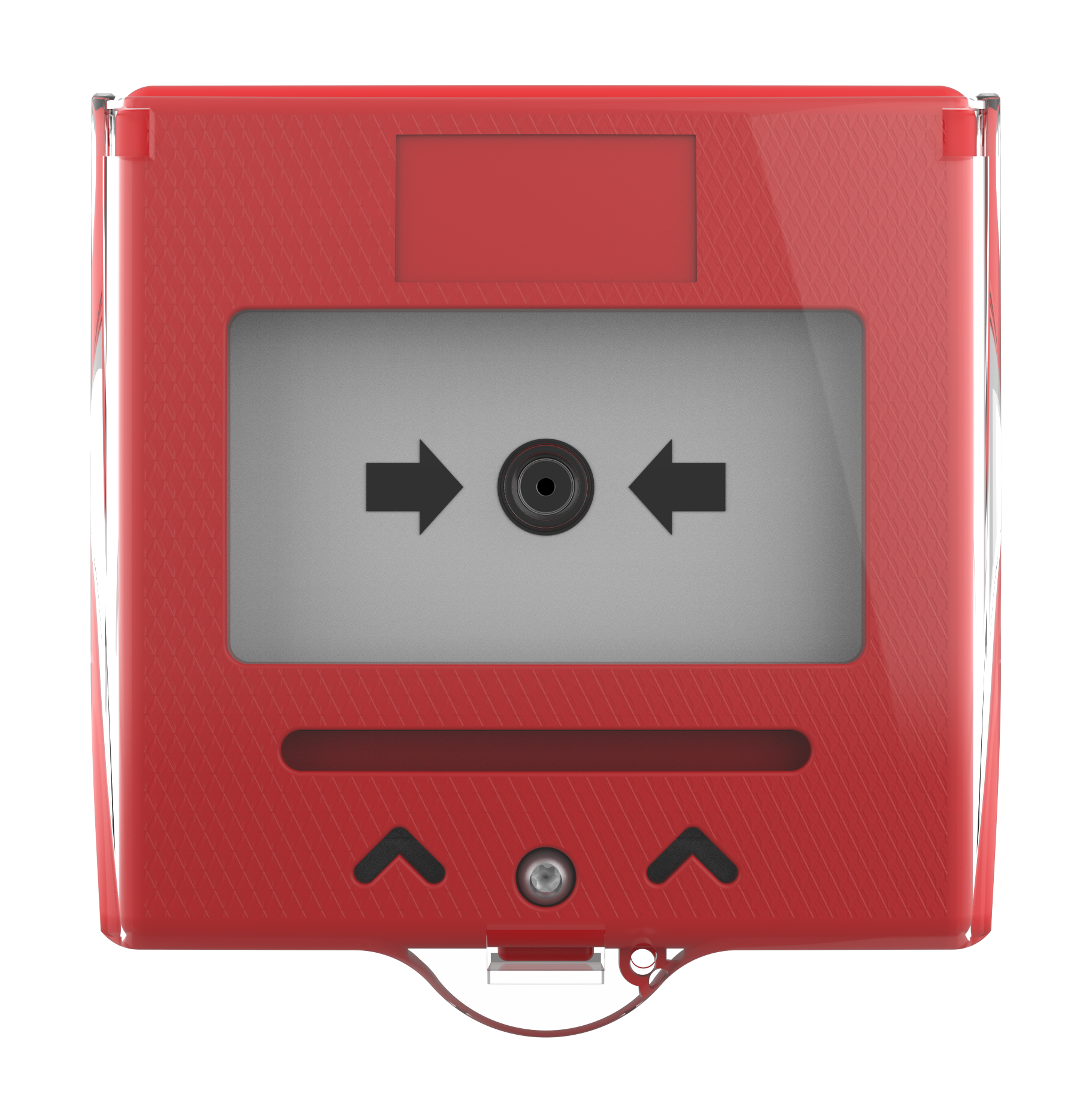 Larmknapp Röd 2x NO/NC