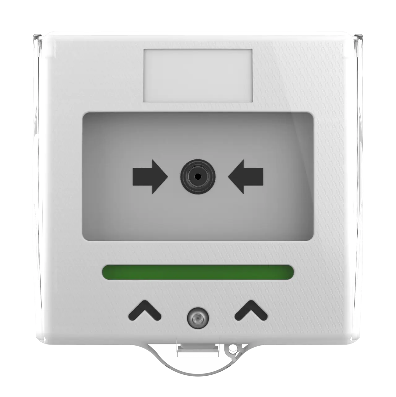 Larmknapp Vit 2x NO/NC