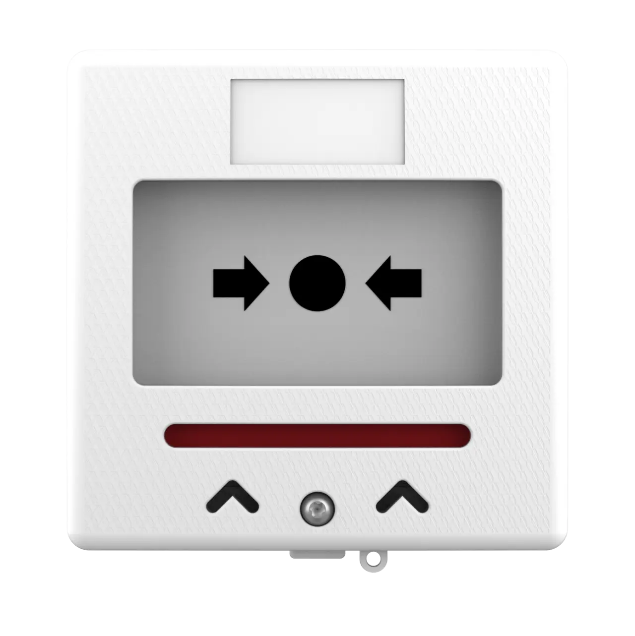 Larmknapp Vit 2x NO/NC
