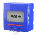 Larmknapp Blå med LED utan förlarm