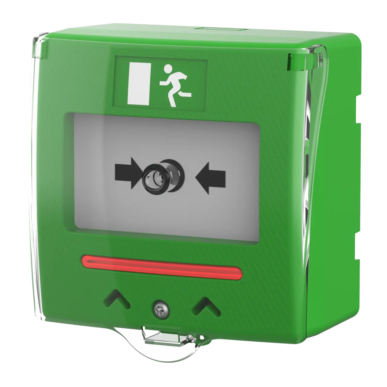 Larmknapp Grön med LED indikering