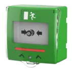 Larmknapp Grön med LED indikering