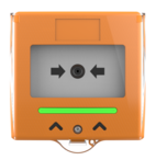 Larmknapp Orange med LED indikering