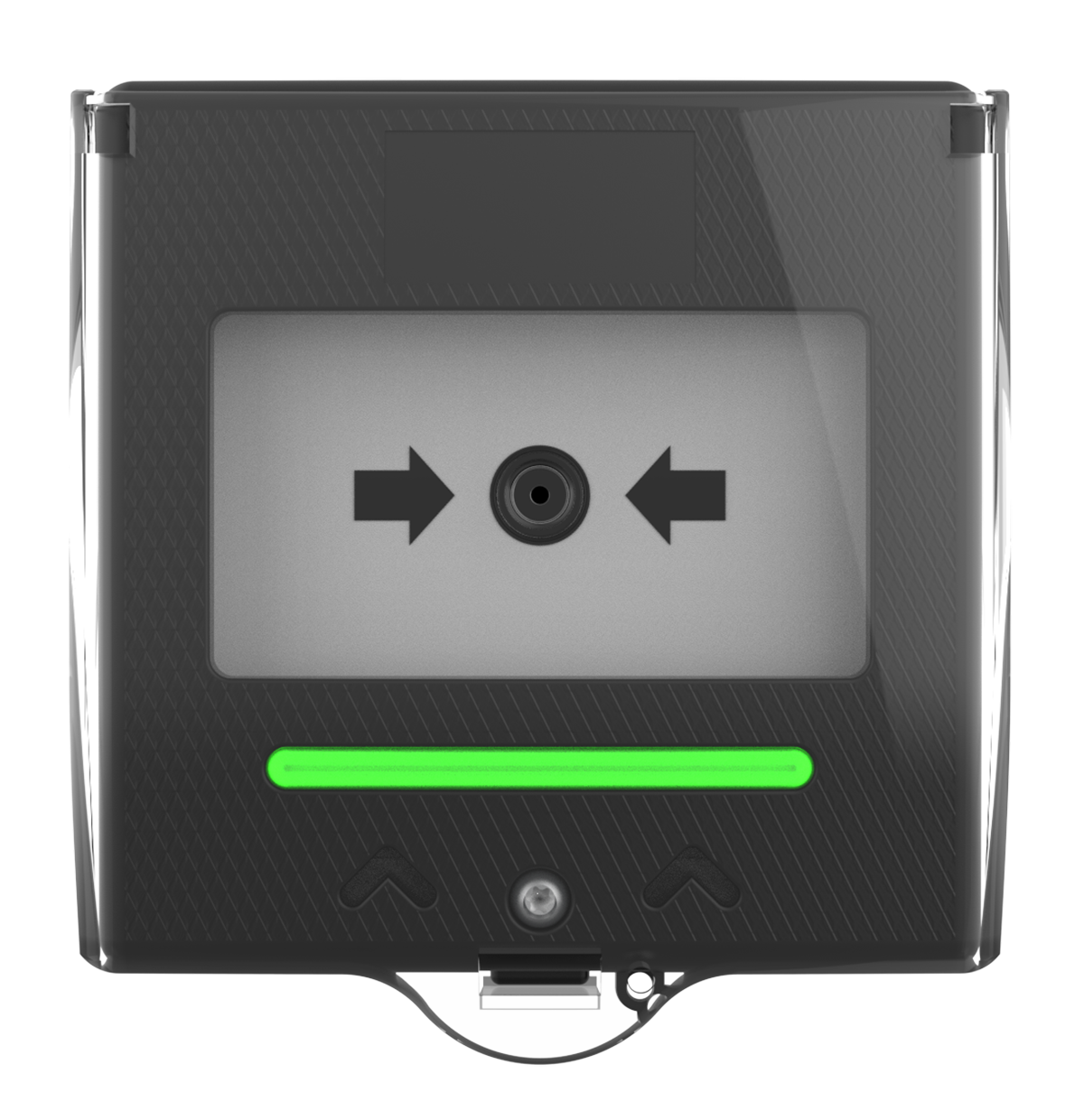 Larmknapp Svart med LED indikering