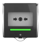 Larmknapp Svart med LED indikering