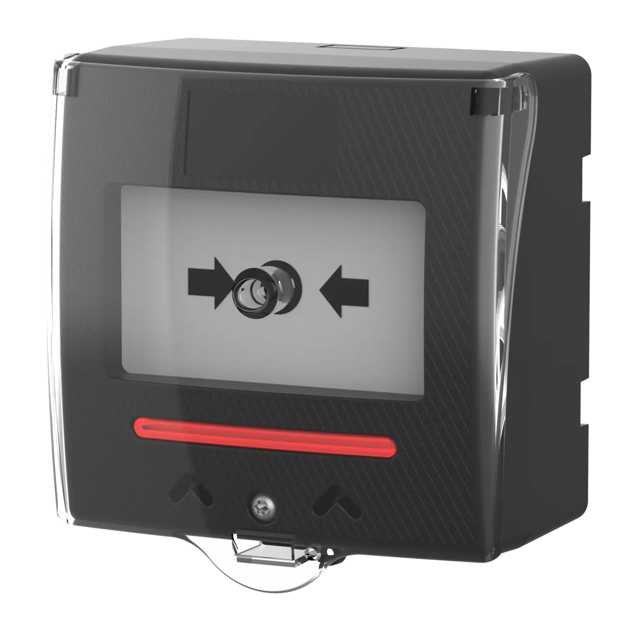 Larmknapp Svart med LED indikering