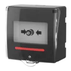 Larmknapp Svart med LED indikering