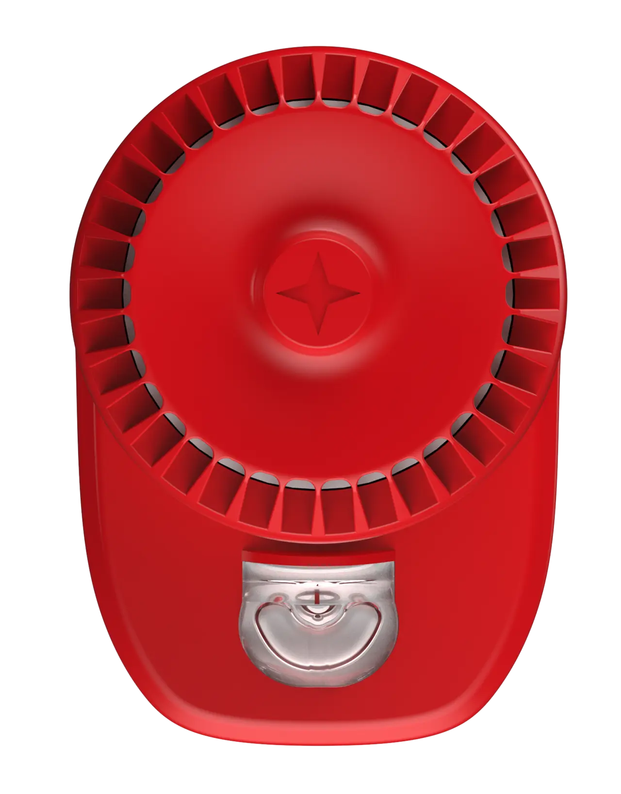 Kombilarmdon EN54 blixt / Siren Röd