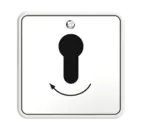 Nyckelbrytare för Euro-Cylinder