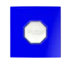 Larmknapp Blå m. Vit knapp