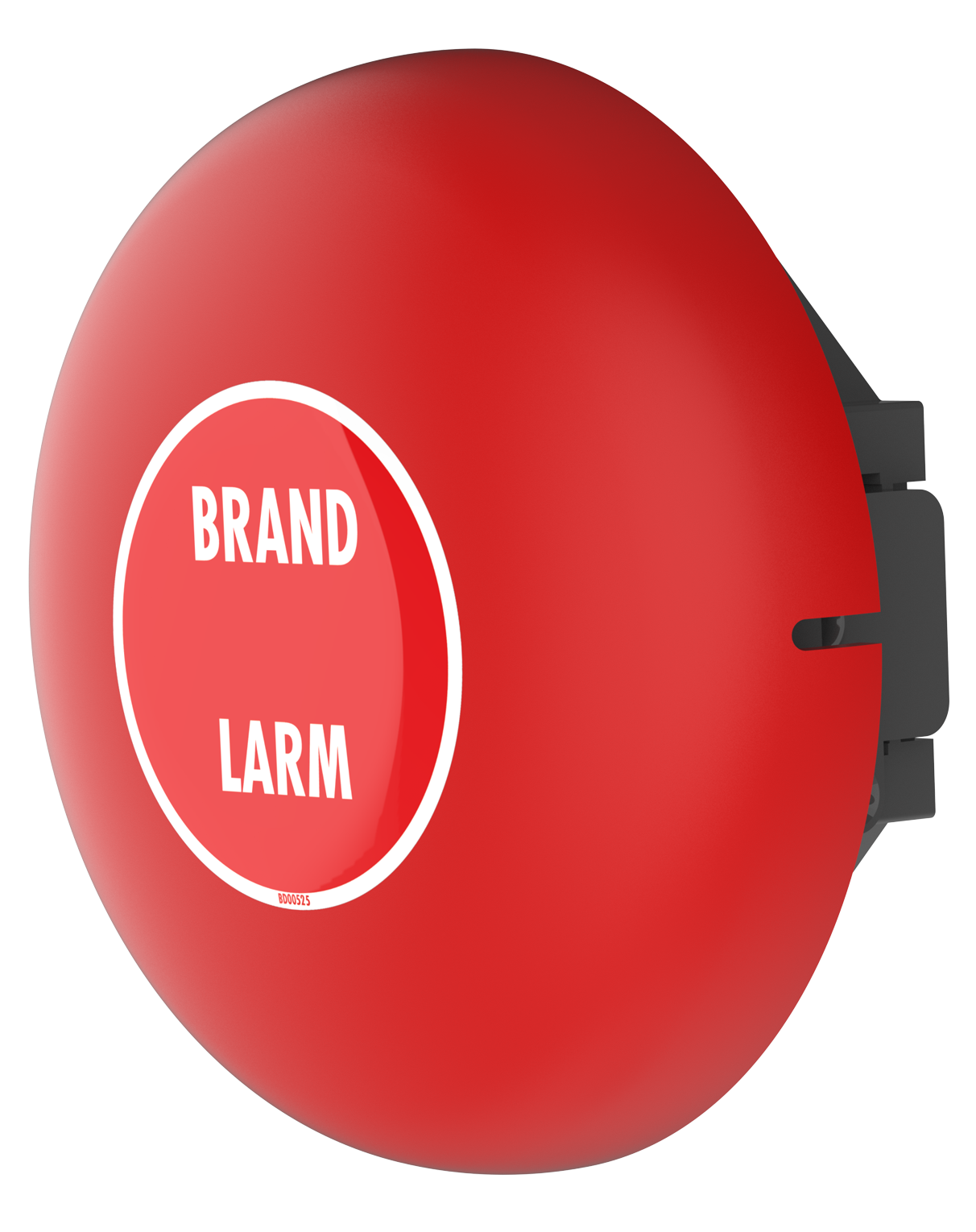 Brandlarmsklocka 24V  6 tum Röd