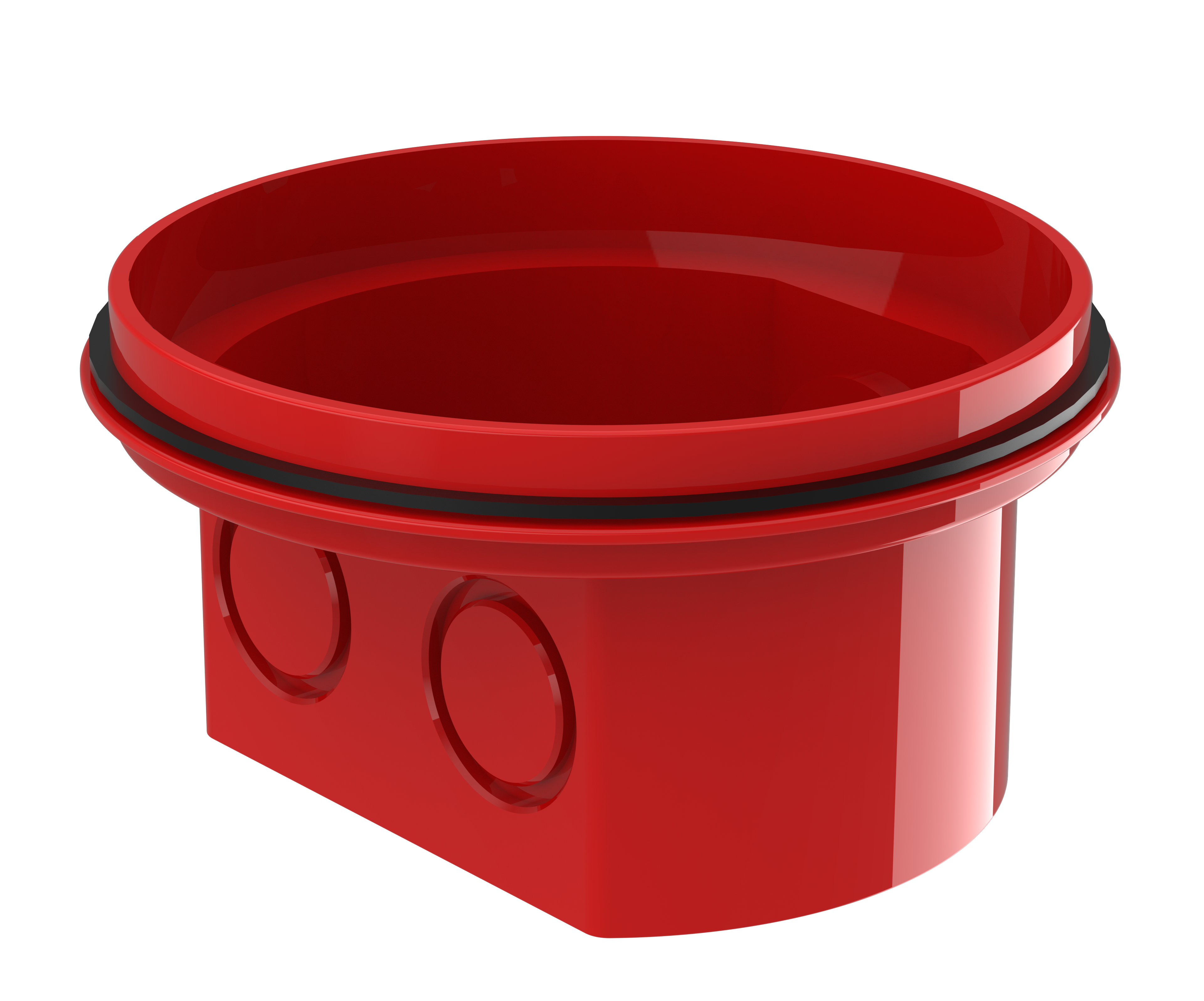 Sockel IP65 KAC Röd