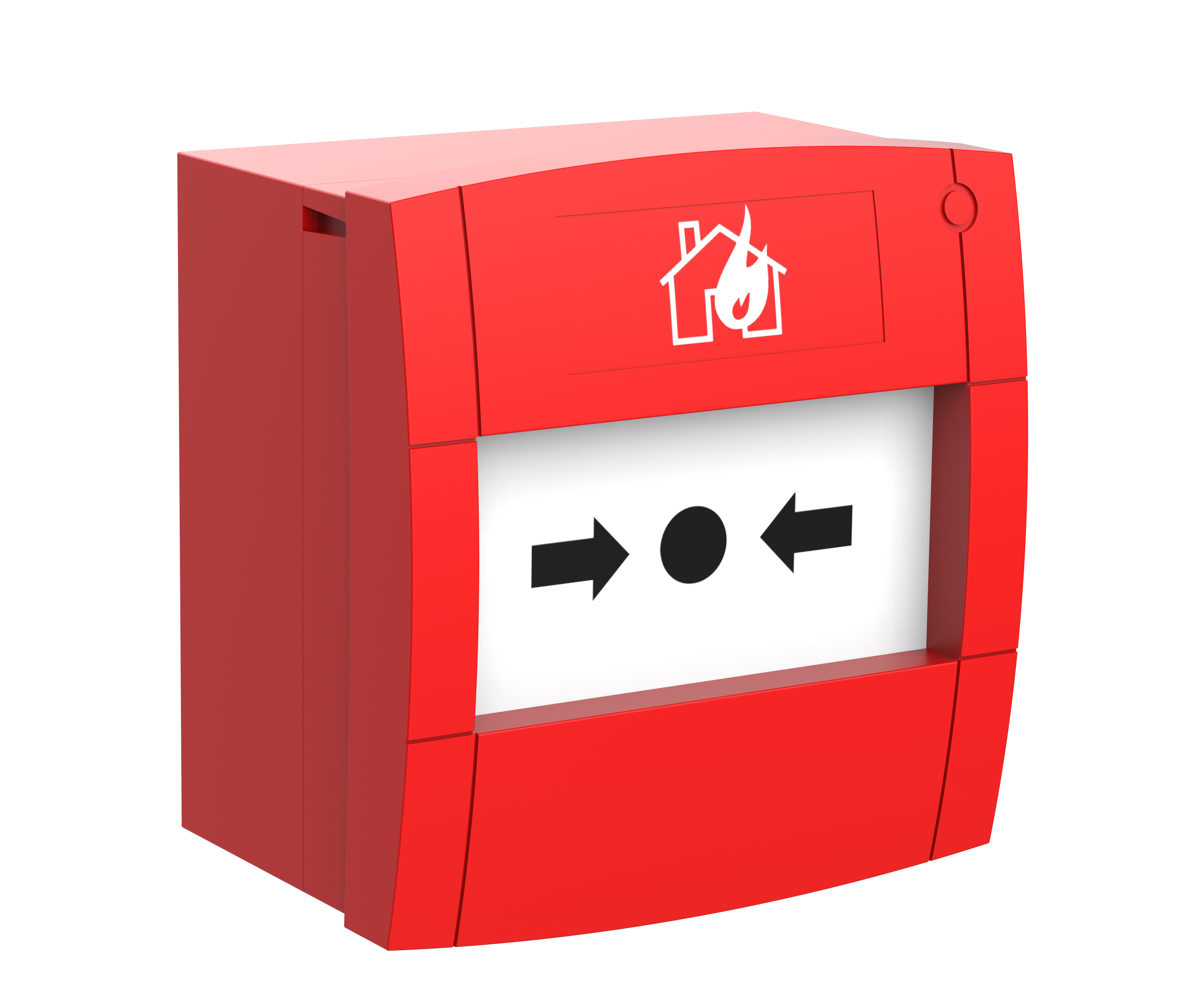 Larmknapp KAC 470 Ohm Röd