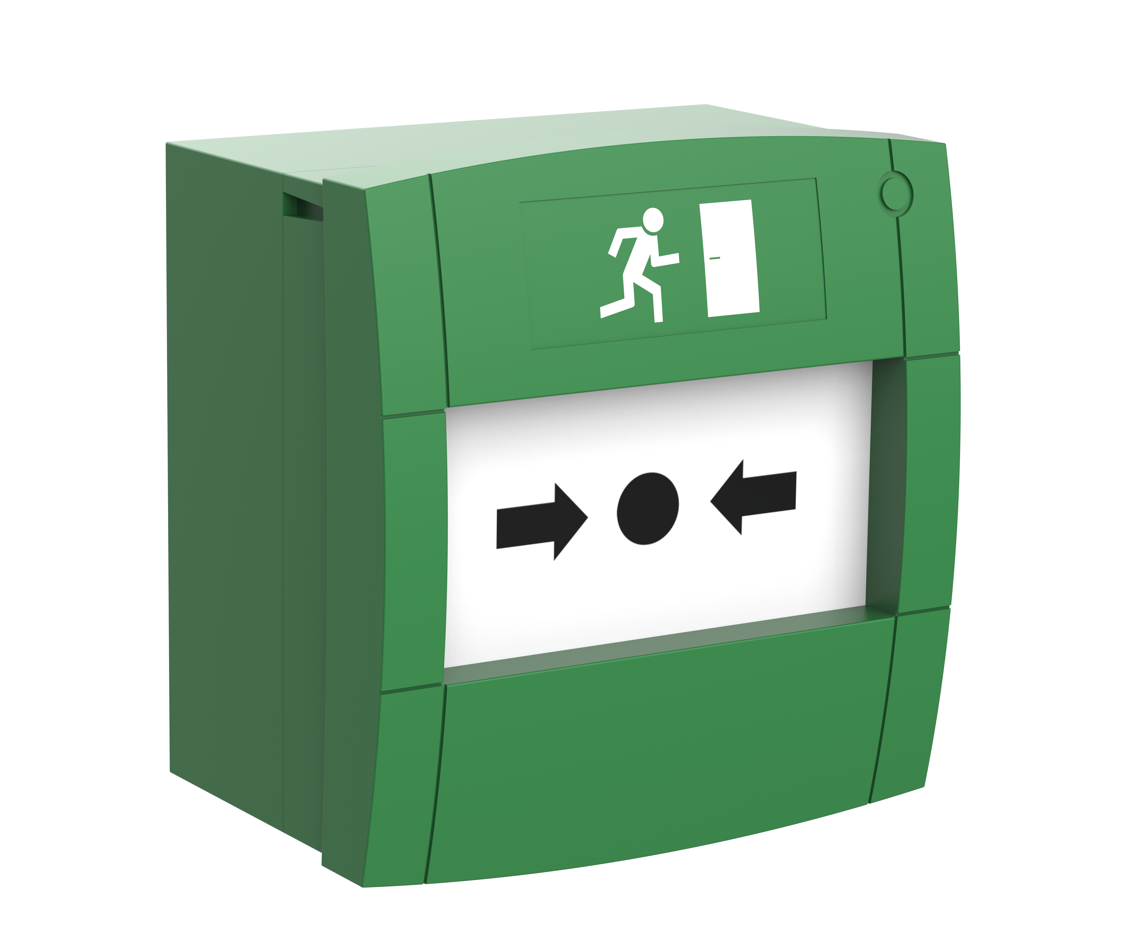 Larmknapp KAC Grön 2x NO/NC