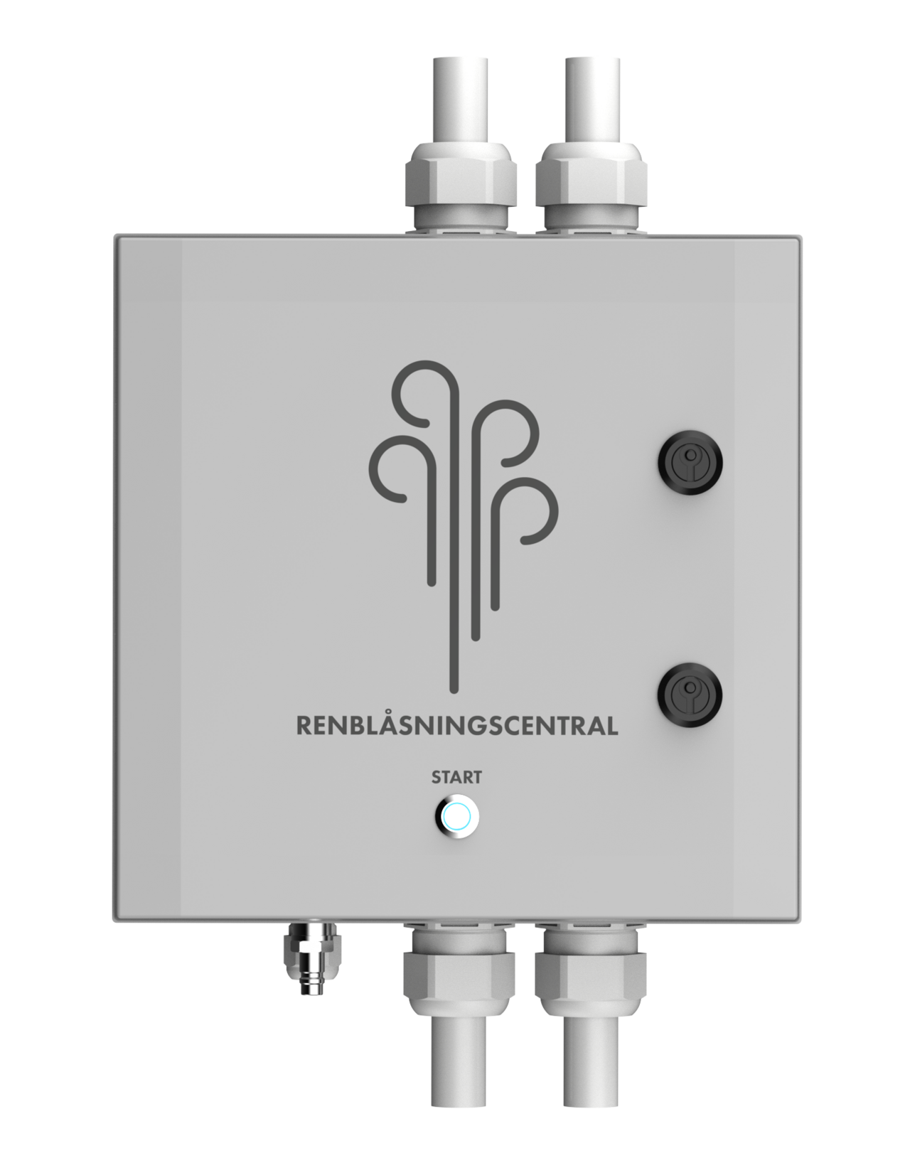 Renblåsningscentral 2 rör IP66