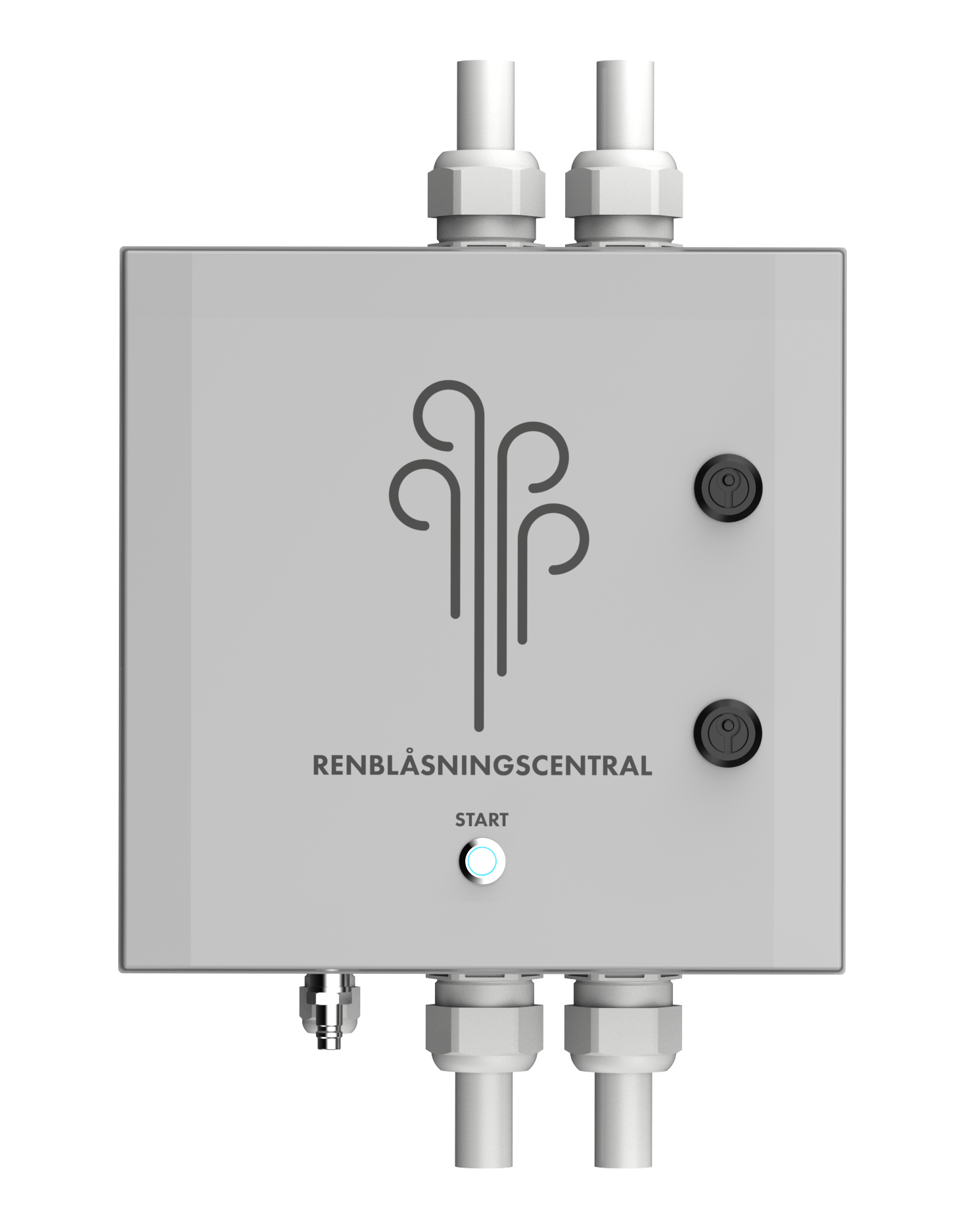 Renblåsningscentral 2 rör IP66