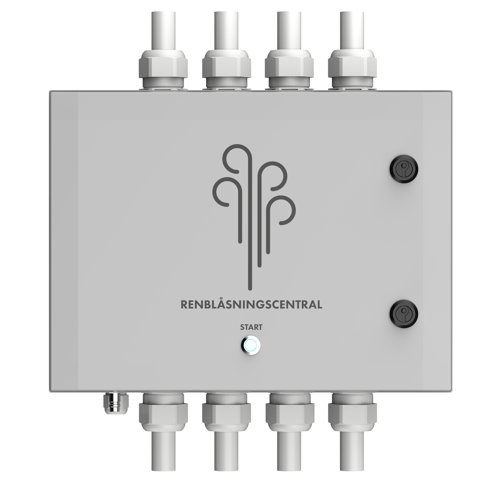 Renblåsningscentral 4 rör IP66