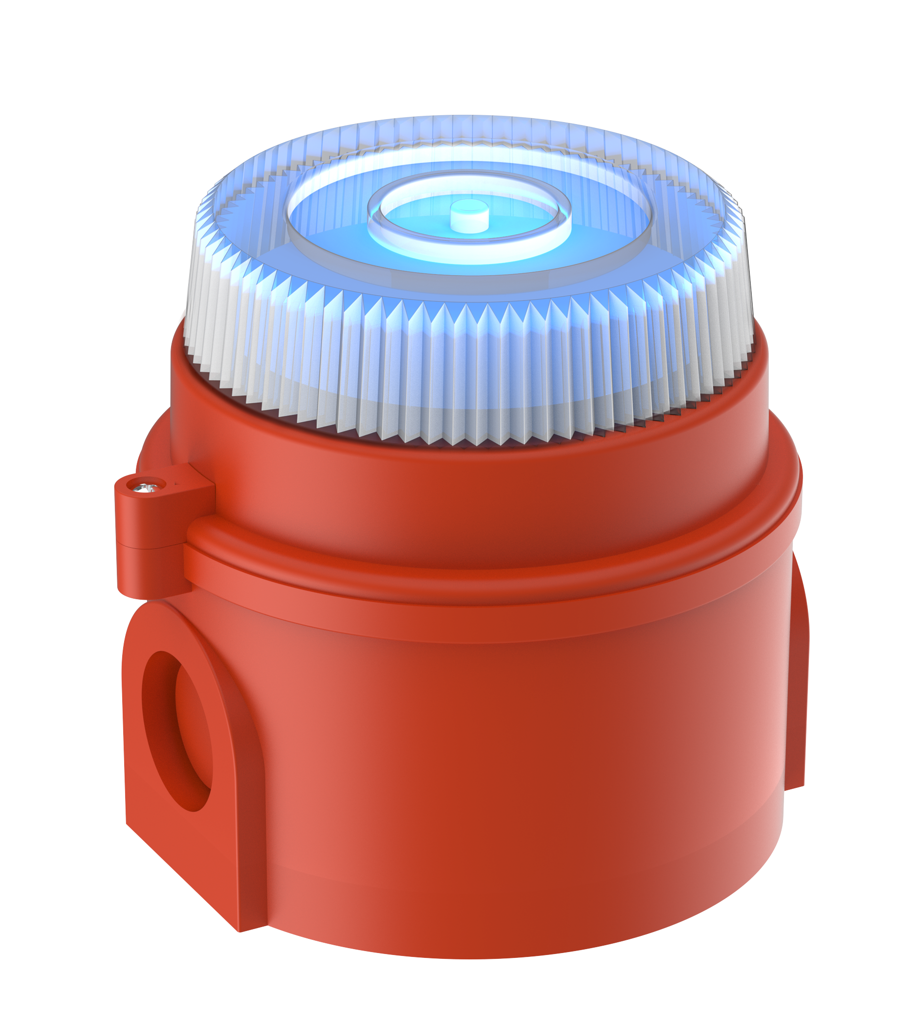 ATEX Blixtljus LED Blå