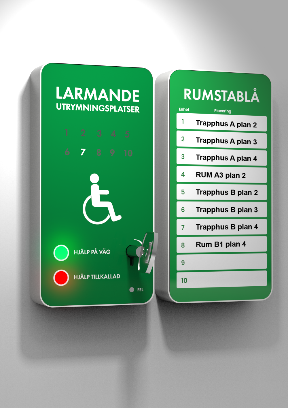 Rumstablå för UP-MIDI