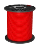 Kabel 2x1.0 + skärm Röd brandresistent 500 meter