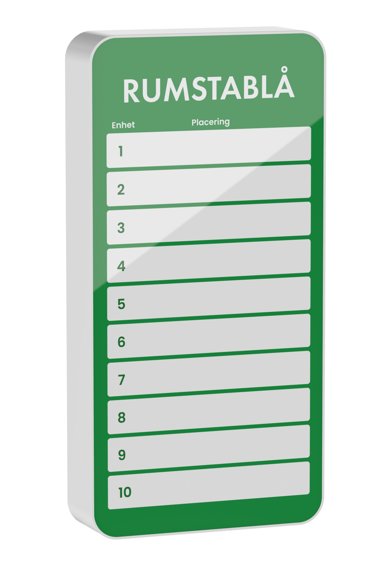 Rumstablå för UP-MIDI
