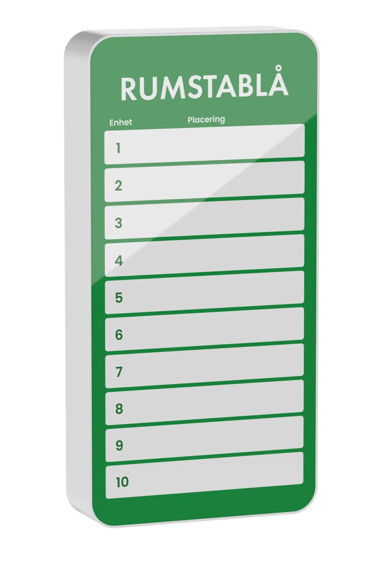 Rumstablå för UP-MIDI
