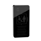 Skylt säker Hisszon Svart