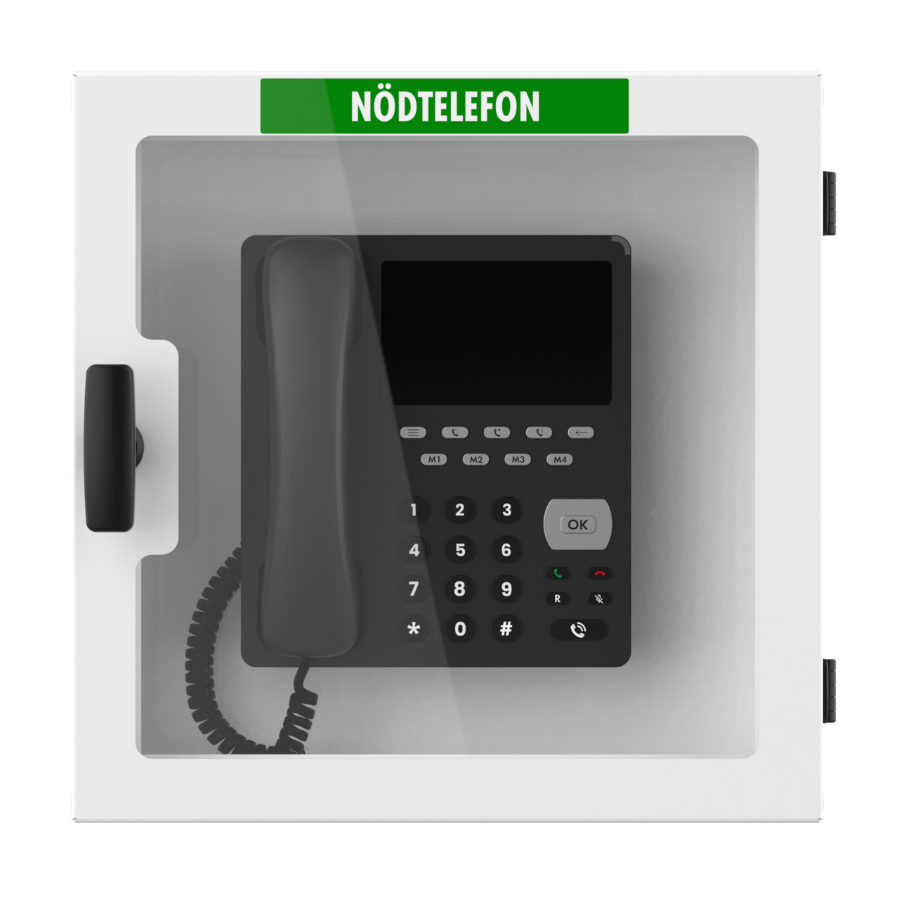 Nödtelefon 4G med Täckskåp