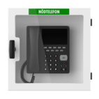 Nödtelefon 4G med Täckskåp