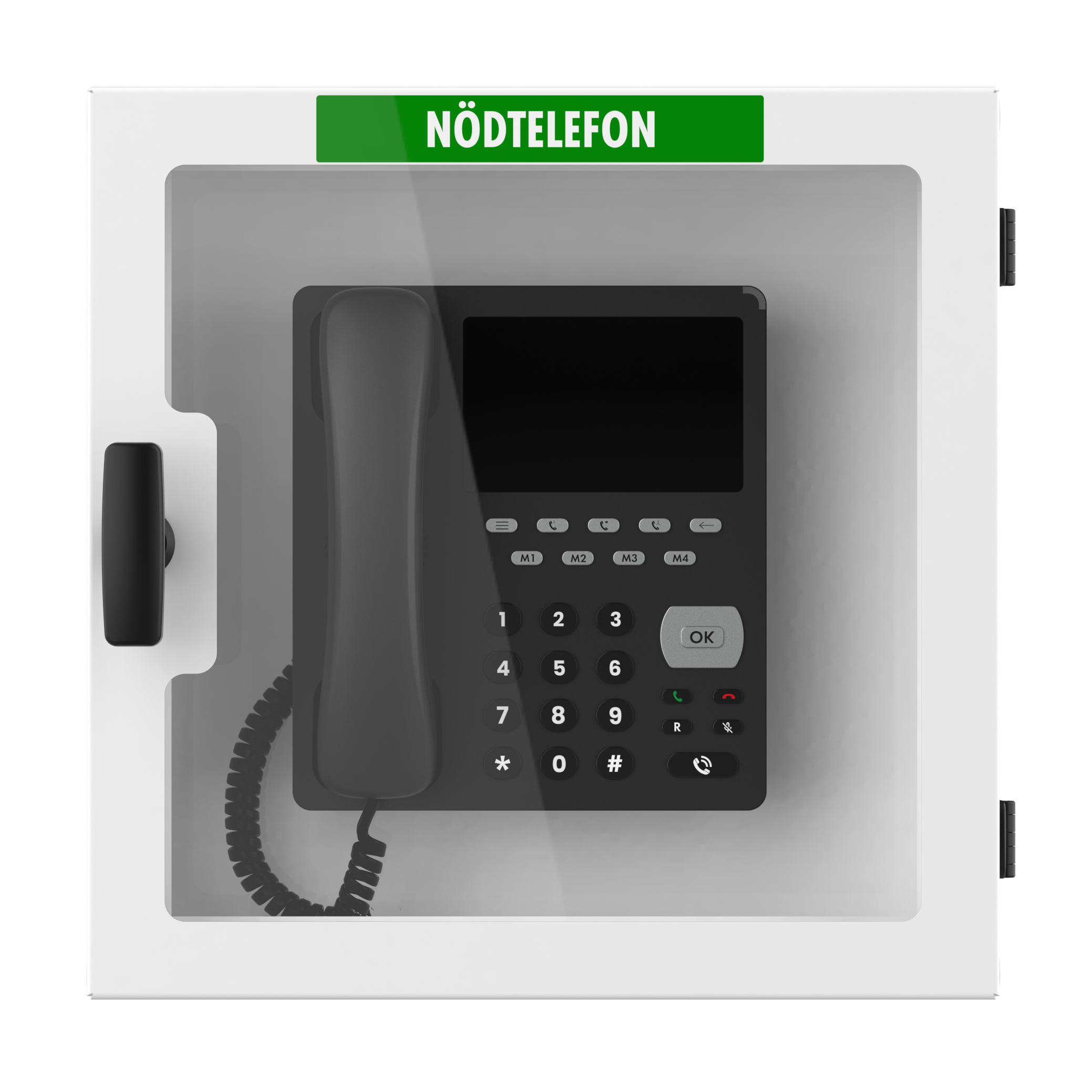 Nödtelefon 4G med Täckskåp