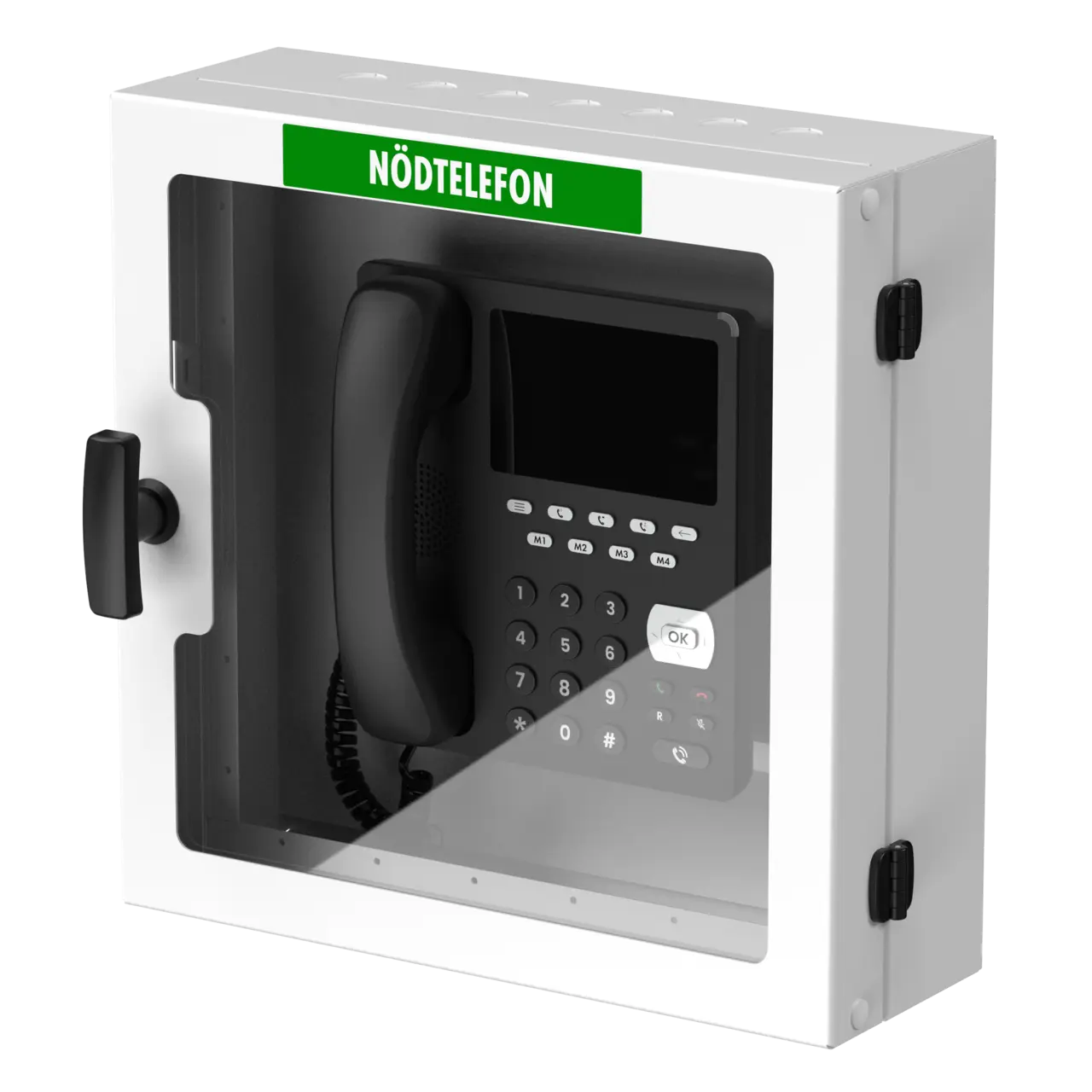 Nödtelefon 4G med Täckskåp