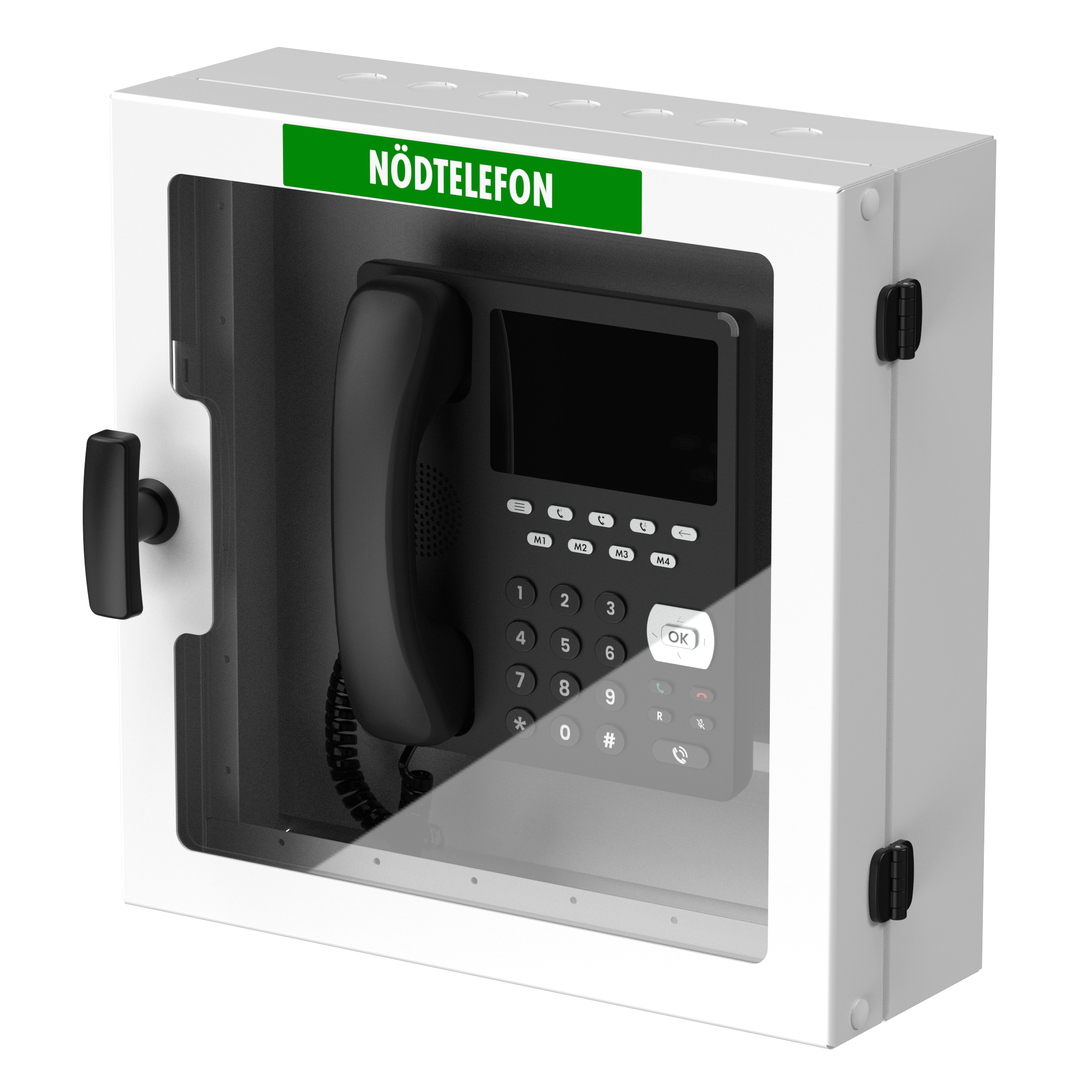 Nödtelefon 4G med Täckskåp