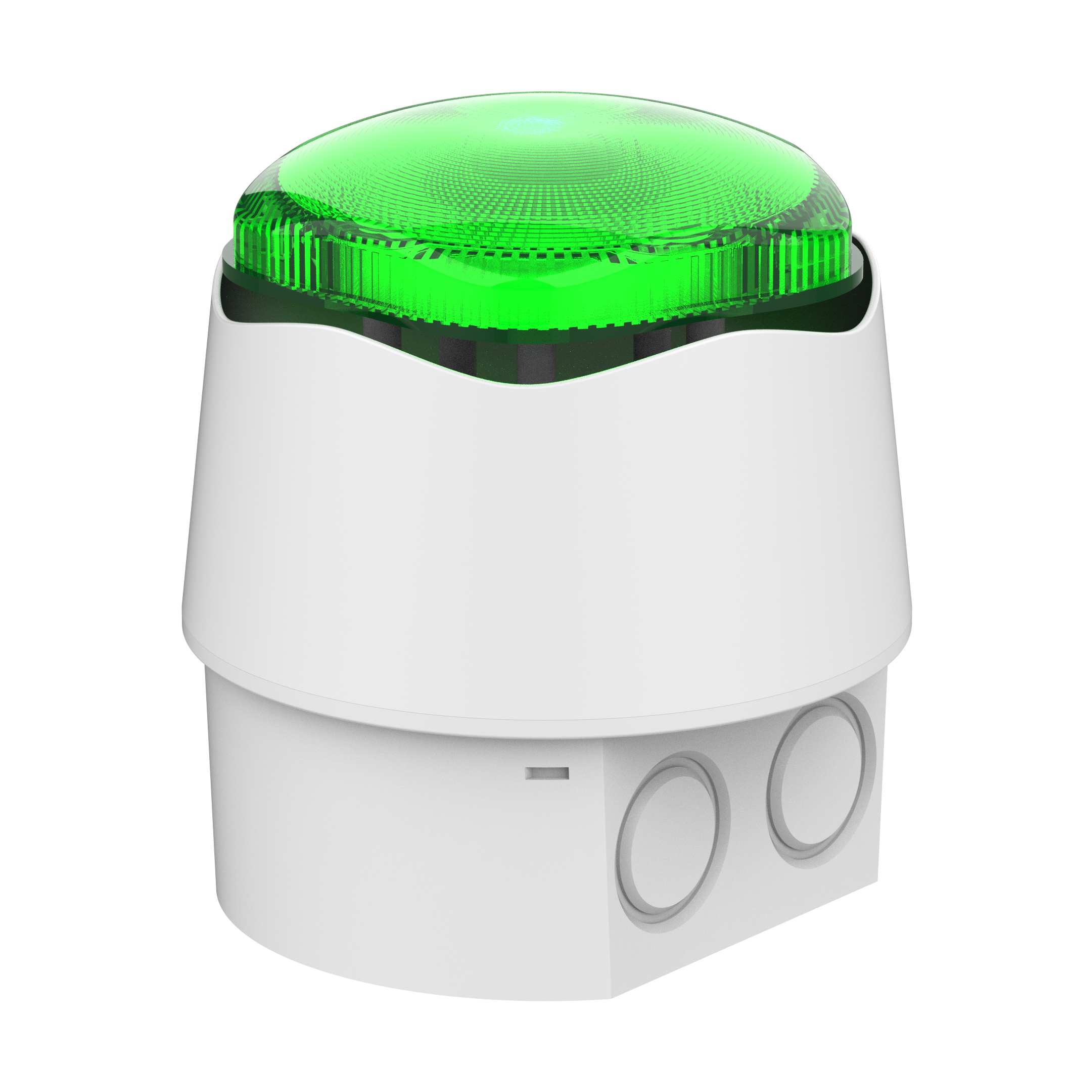 Larmdon Blixt/Sirén Grön IP66