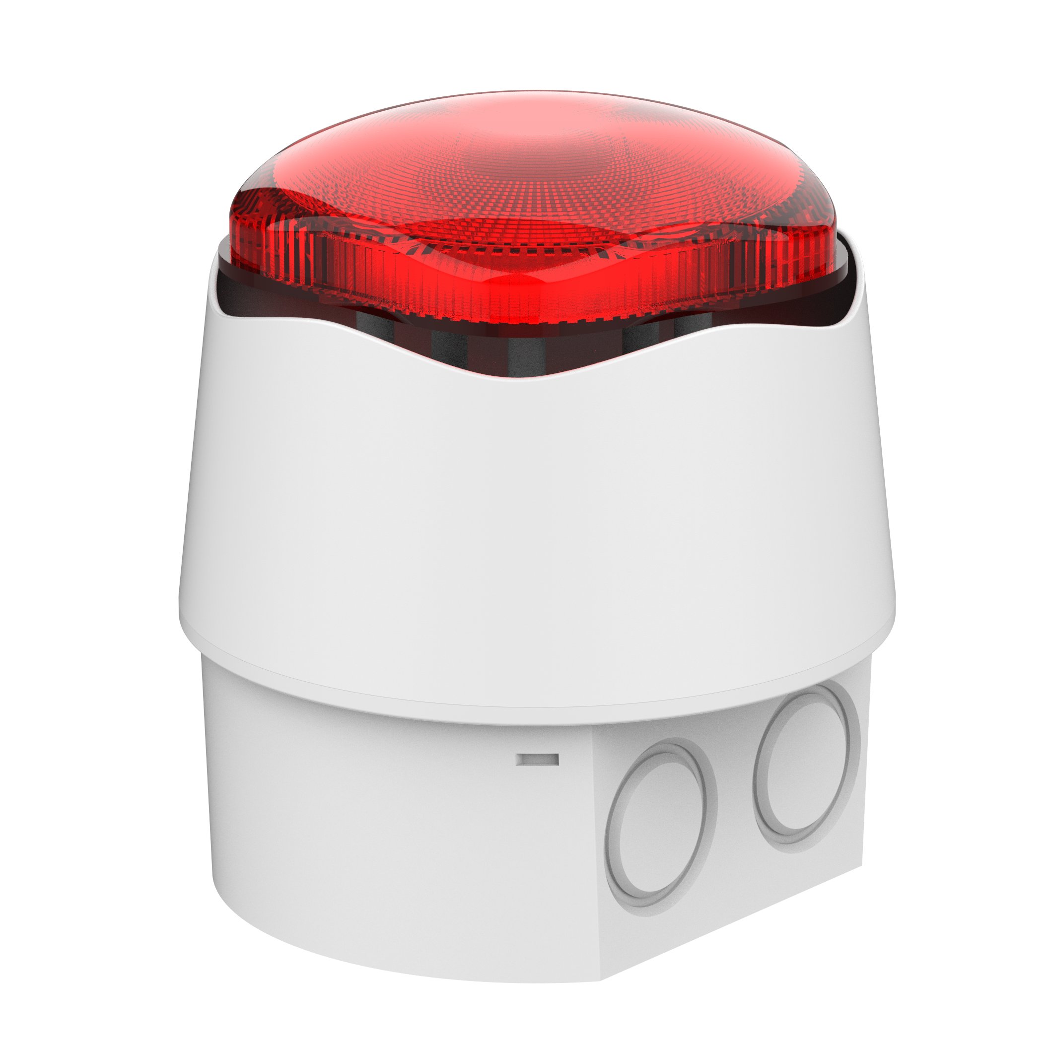 Larmdon Blixt/Sirén Röd IP66